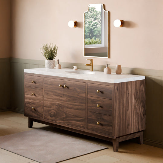 Maine Made Double Door, Six Drawer Vanity