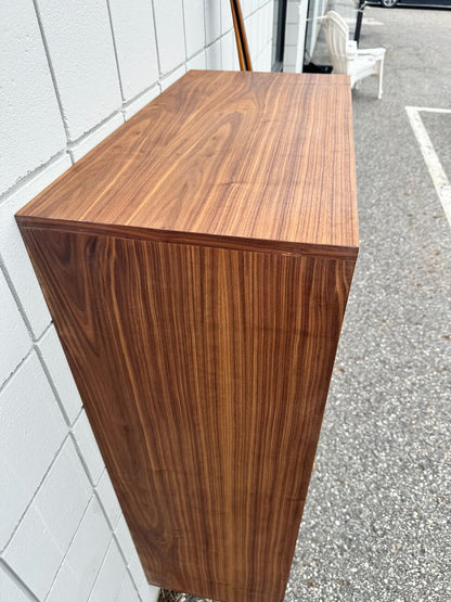 Walnut Veneer Floating Bookshelf