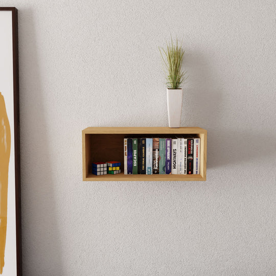 Floating Bookshelf in Maple