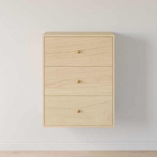 Closet Drawers in Maple