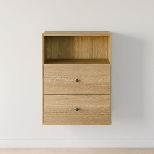 Closet Drawers in White Oak