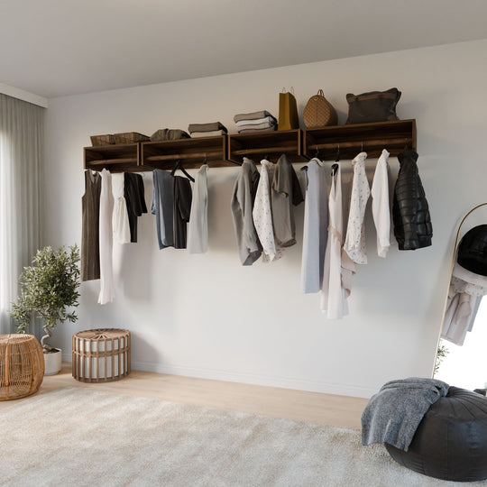 Closet Hanger in Walnut