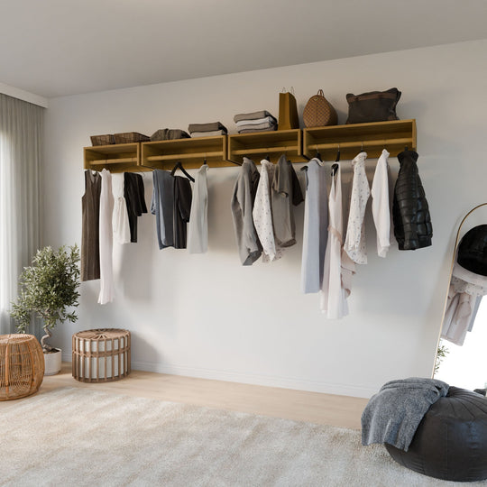 Closet Hanger in White Oak