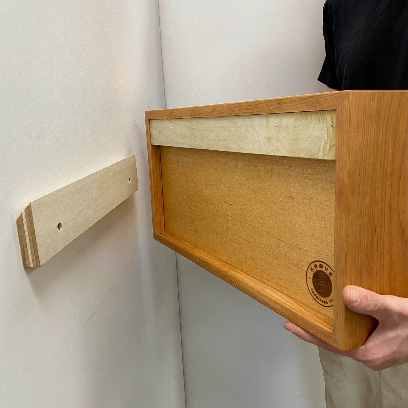 Hardwood Floating Display Case – Krovel Furniture Co.