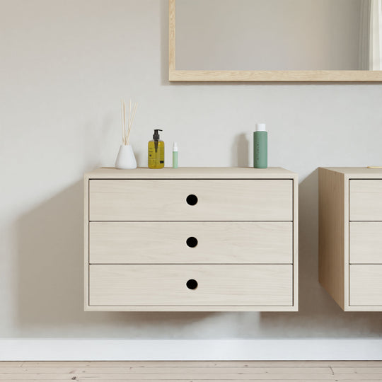 Floating Dresser in Maple