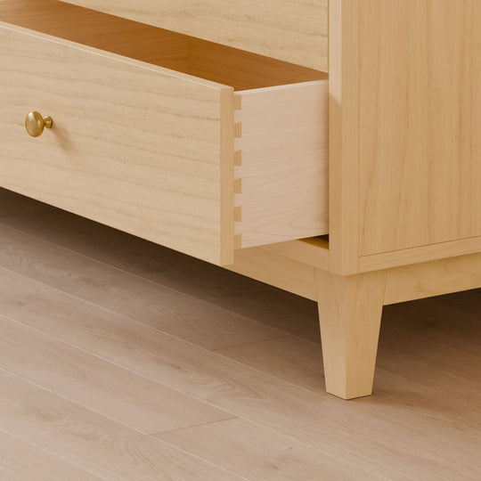 Six Drawer Dresser in Maple